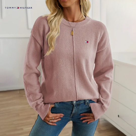 Lös passform – Rundhalsad Tröja